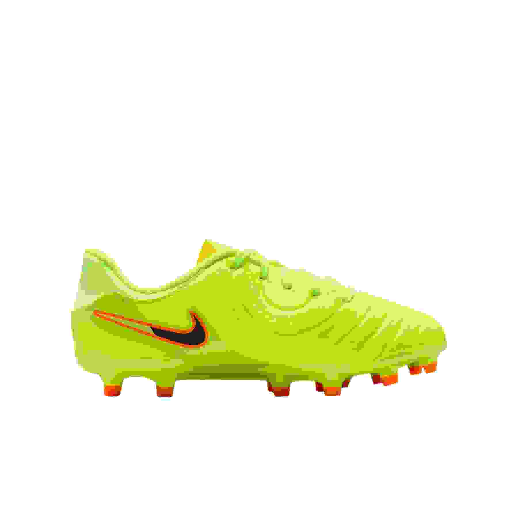 Nike Jr. Tiempo Legend 10 Academy MG Grade School Kids' "Volt/Black" Soccer Cleat